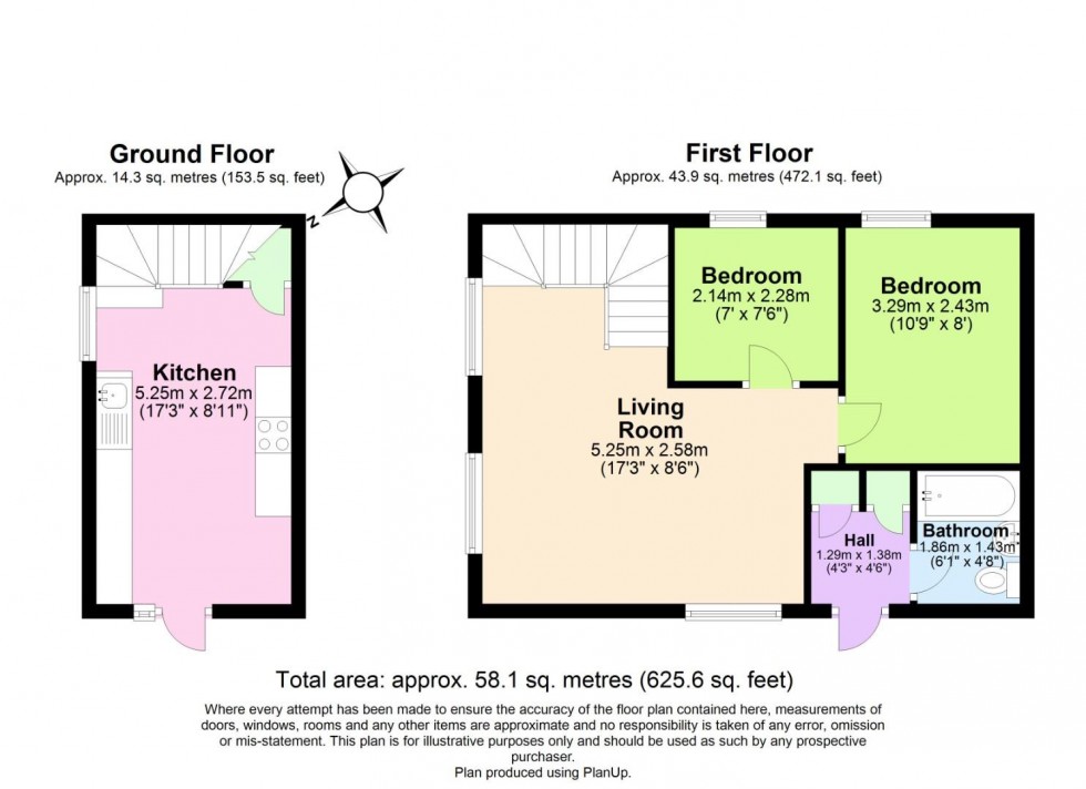 Floorplan for Loweswater Court, Gamston, Nottingham