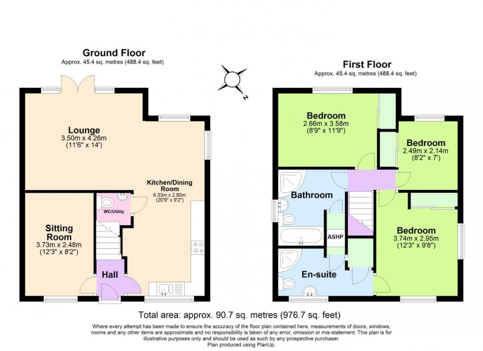 Floorplan for Canal Street, Oakthorpe