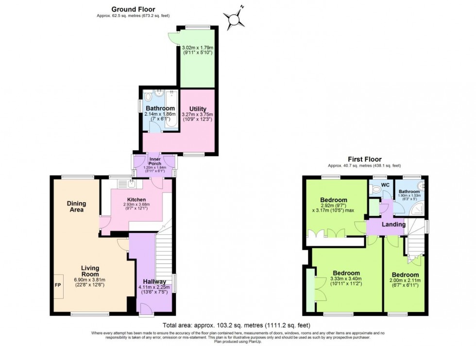 Floorplan for Stamford Road, West Bridgford, Nottingham