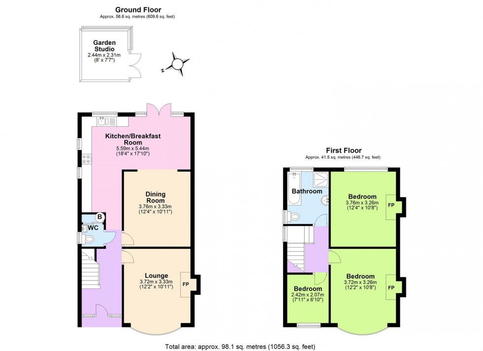 Floorplan for Stanstead Avenue, Tollerton, Nottingham