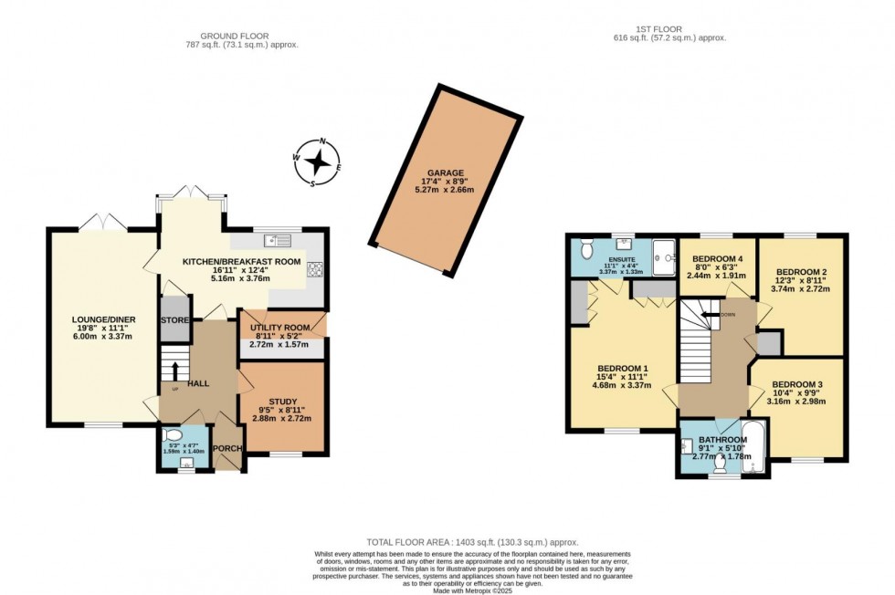 Floorplan for Cobblestone Drive, Swadlincote