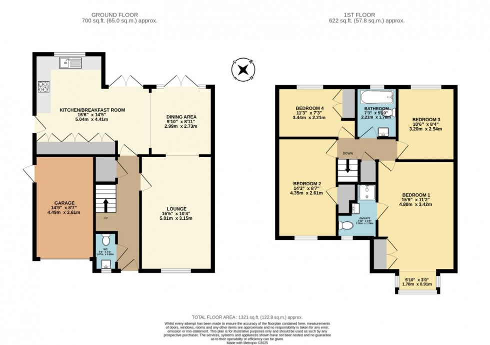 Floorplan for Coopers Close, Acresford