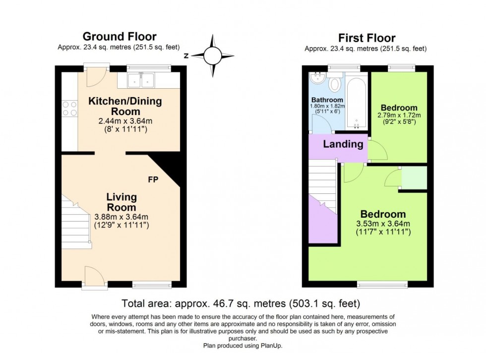 Floorplan for Moira Road, Donisthorpe