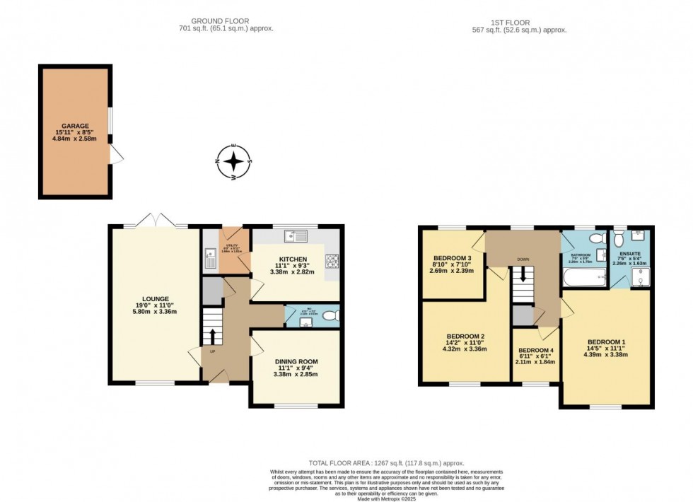 Floorplan for Ashby Road, Packington