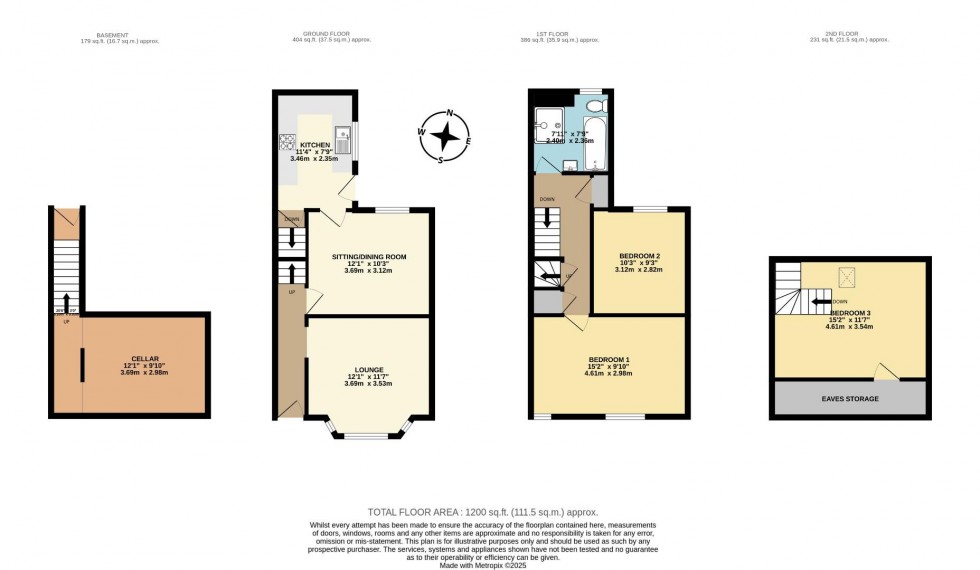 Floorplan for Kilwardby Street, Ashby-De-La-Zouch