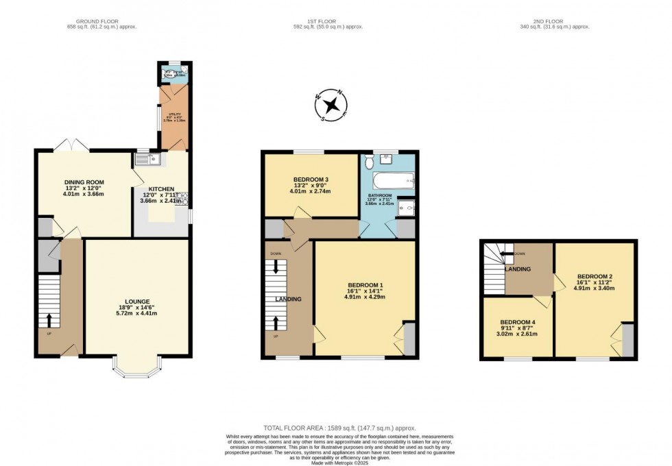 Floorplan for South Street, Ashby-De-La-Zouch