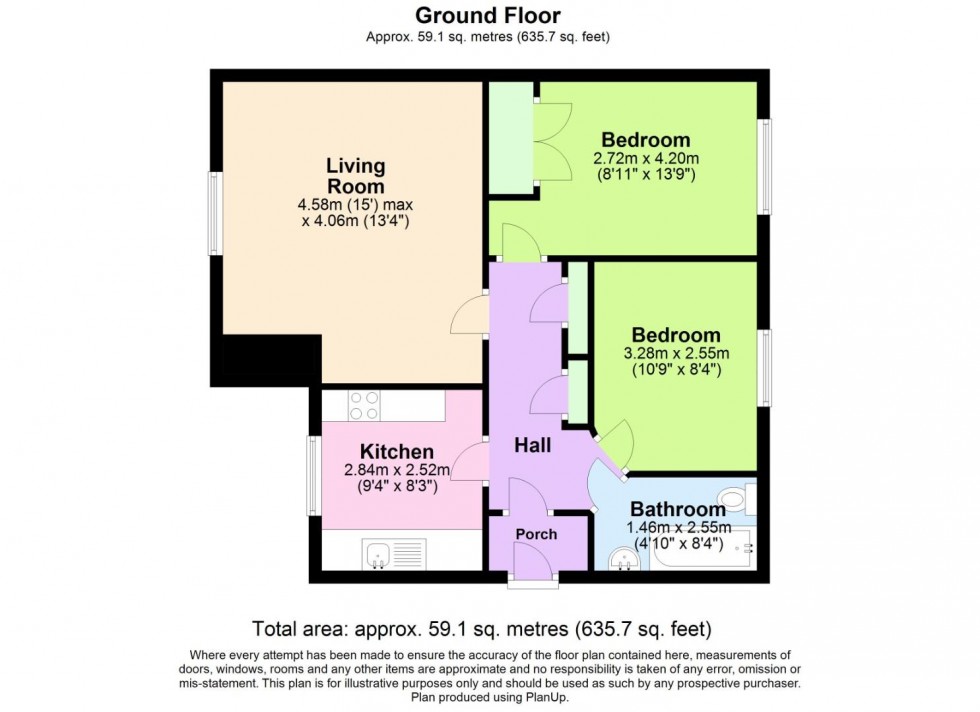 Floorplan for Melton Road, West Bridgford, Nottingham