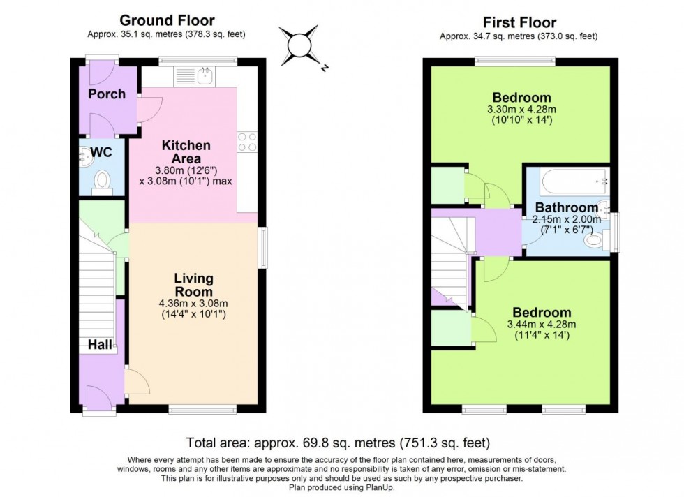 Floorplan for Hornbeam Close, Edwalton, Nottingham