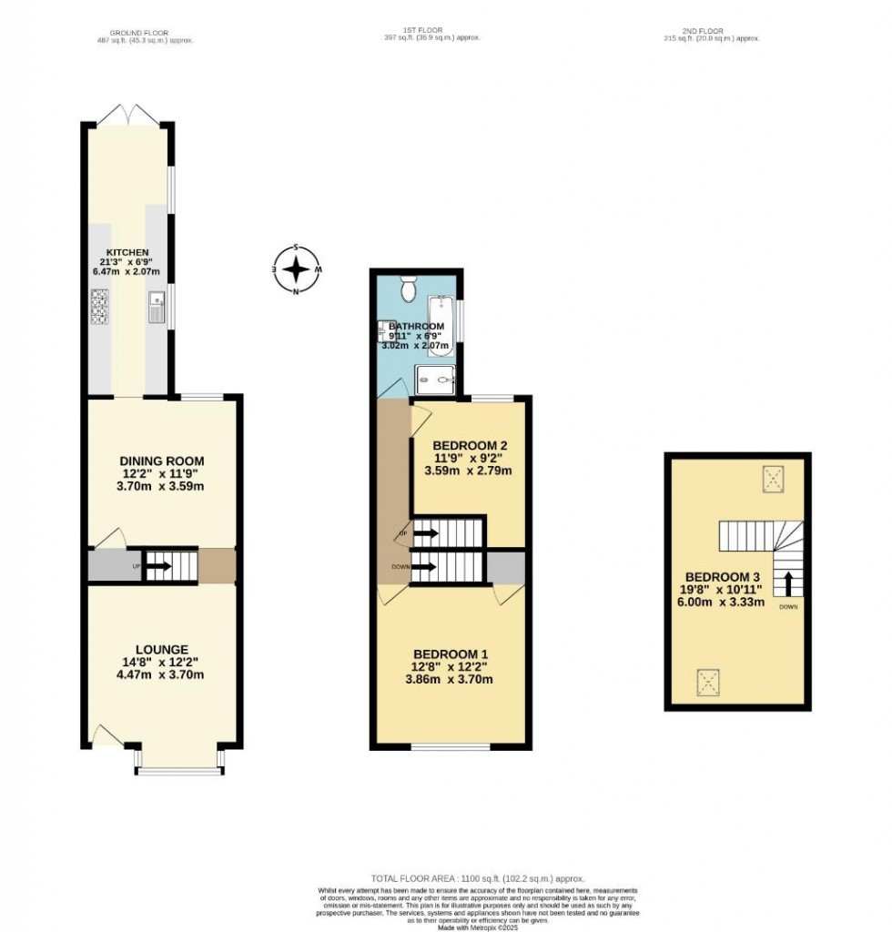 Floorplan for Avenue Road, Ashby-De-La-Zouch