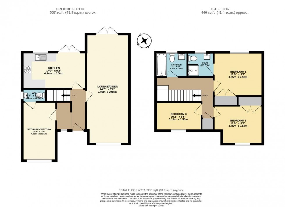 Floorplan for Blackthorn Way, Measham