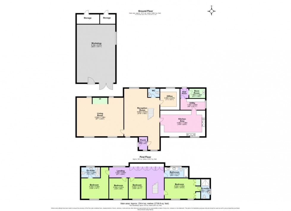 Floorplan for Fosse Way, Kinoulton