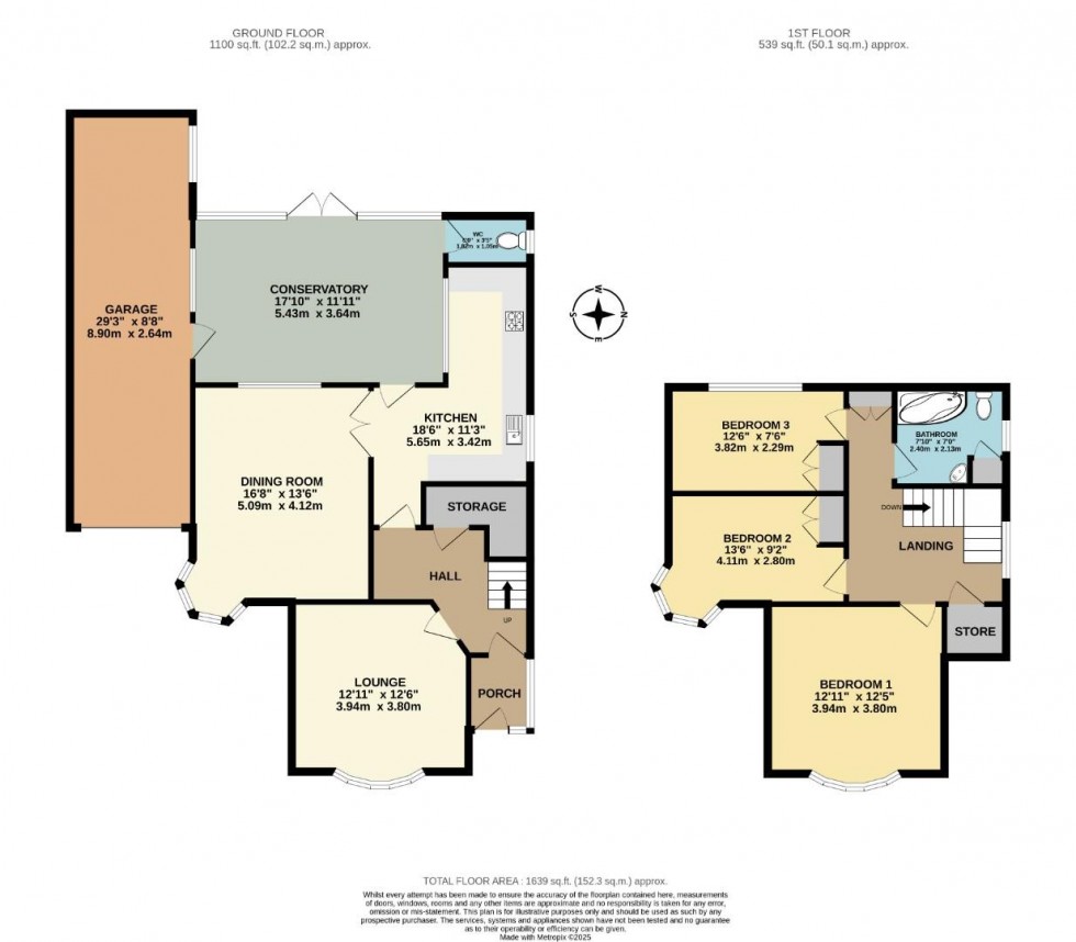 Floorplan for Atherstone Road, Measham