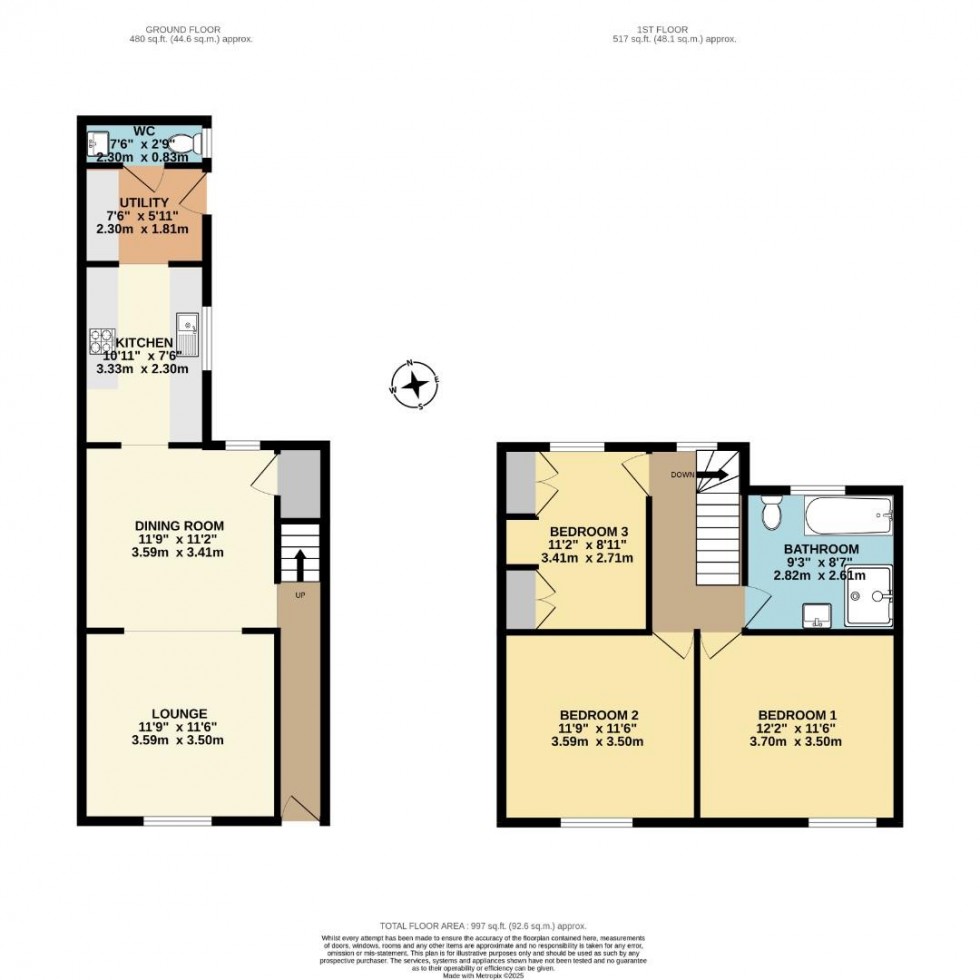 Floorplan for Avenue Road, Ashby-De-La-Zouch