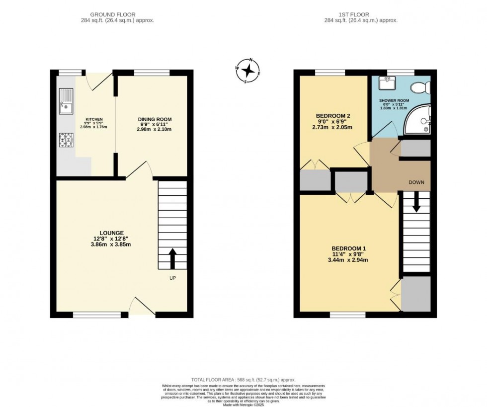 Floorplan for South Street, Ashby-De-La-Zouch