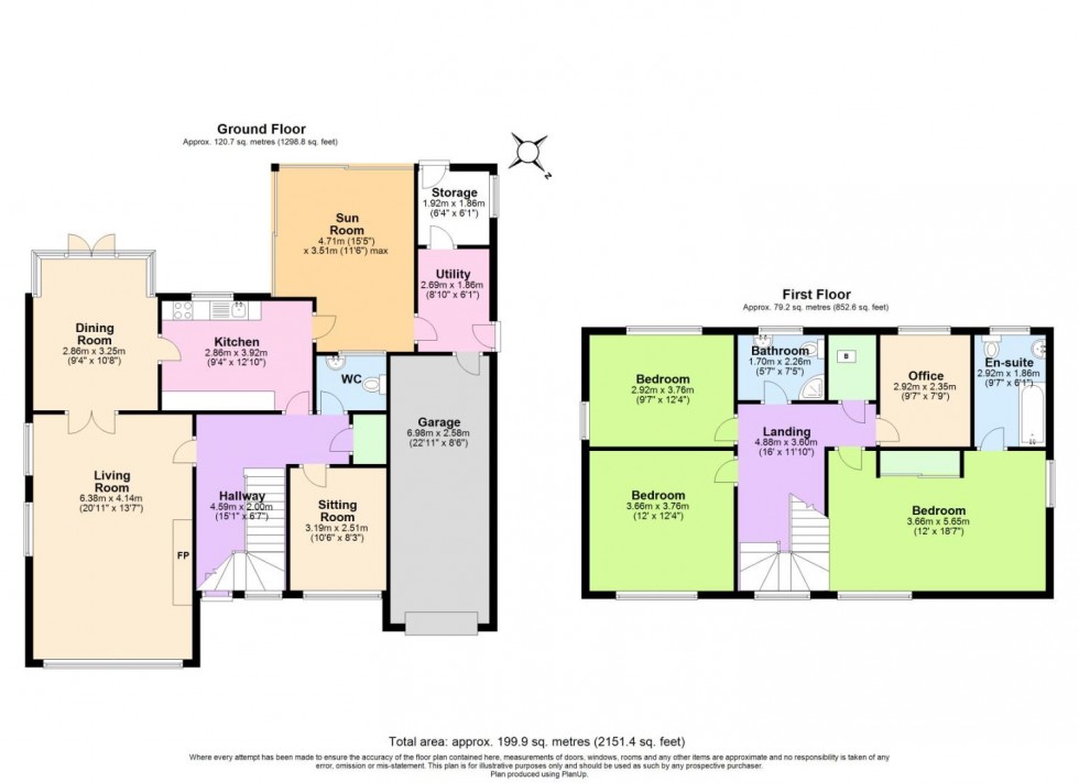 Floorplan for Stanton Lane, Keyworth, Nottingham