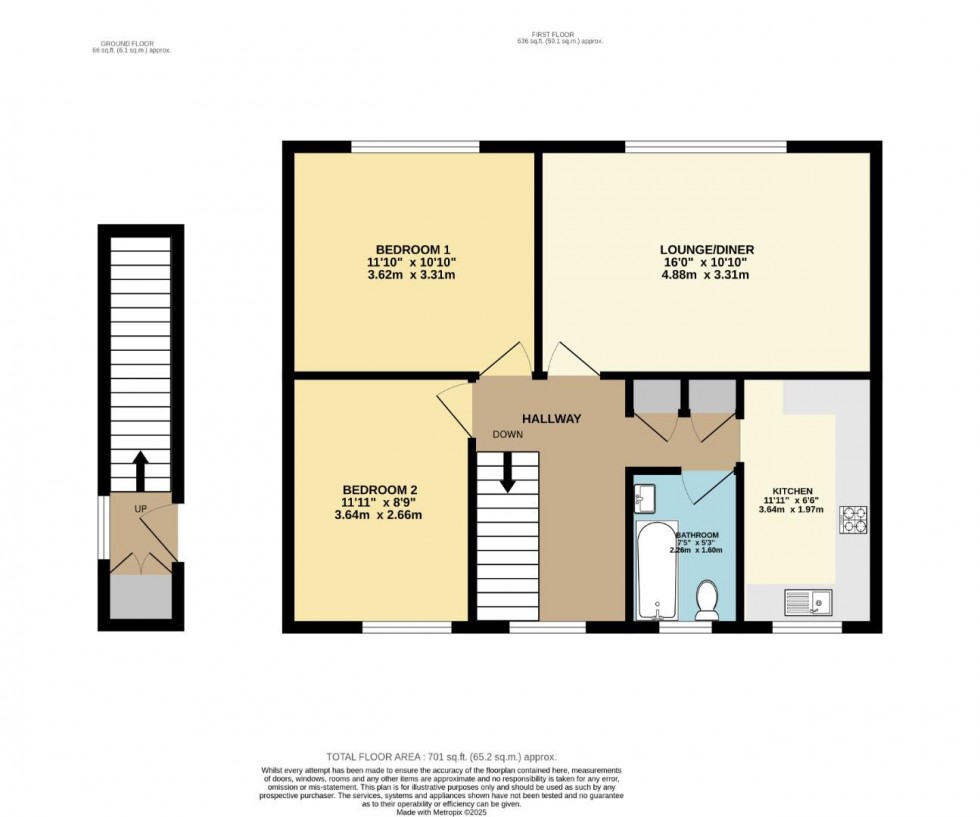 Floorplan for Gertrude Road, West Bridgford, Nottingham