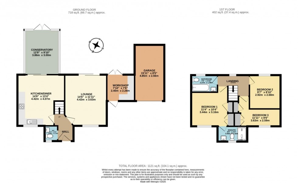 Floorplan for Warwick Close, Bagworth