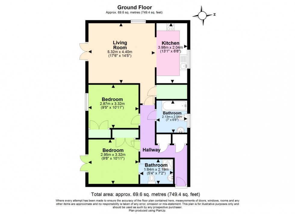 Floorplan for Caudale Court, Gamston, Nottingham